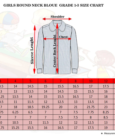 Girls Blouse(GR1- GR3) Abu Dhabi