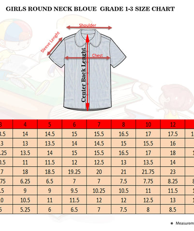 Girls Blouse(GR1-GR3)- Al Ain