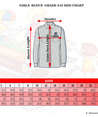 Girls Blouse(GR4-GR12)- Abu Dhabi