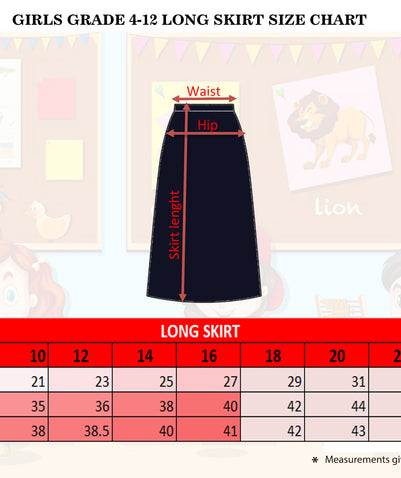 Girls Long Skirt(GR4-GR12)-Al Ain