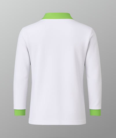 Long Sleeve Polo Tshirt (KG1-GR10)-ADEK