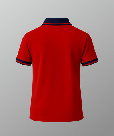 Girls Sports Red T-Shirt (KG-12)-RAS